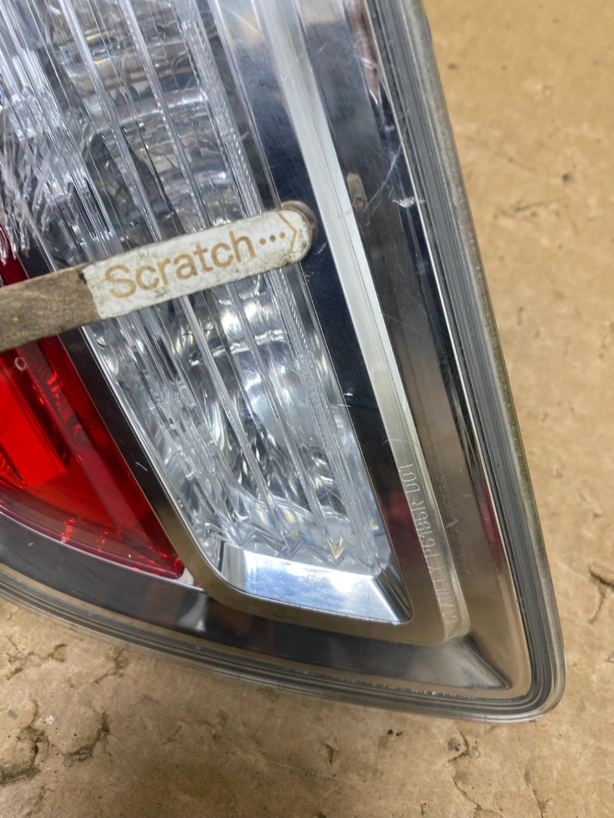 2007 2008 2009 Mazda Cx-9 Right Passenger Rh Side Inner Tail Light Oem V5862 DW3