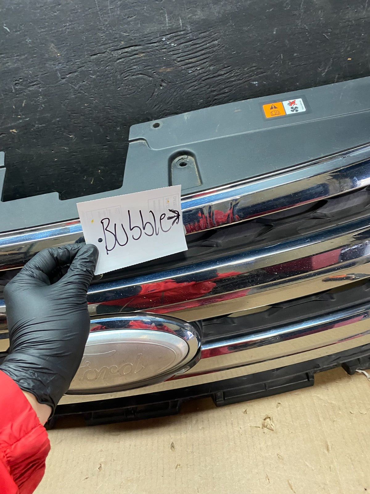 2011 2012 2013 Ford Edge Front Upper Chrome Grille Grill U0153 GD5
