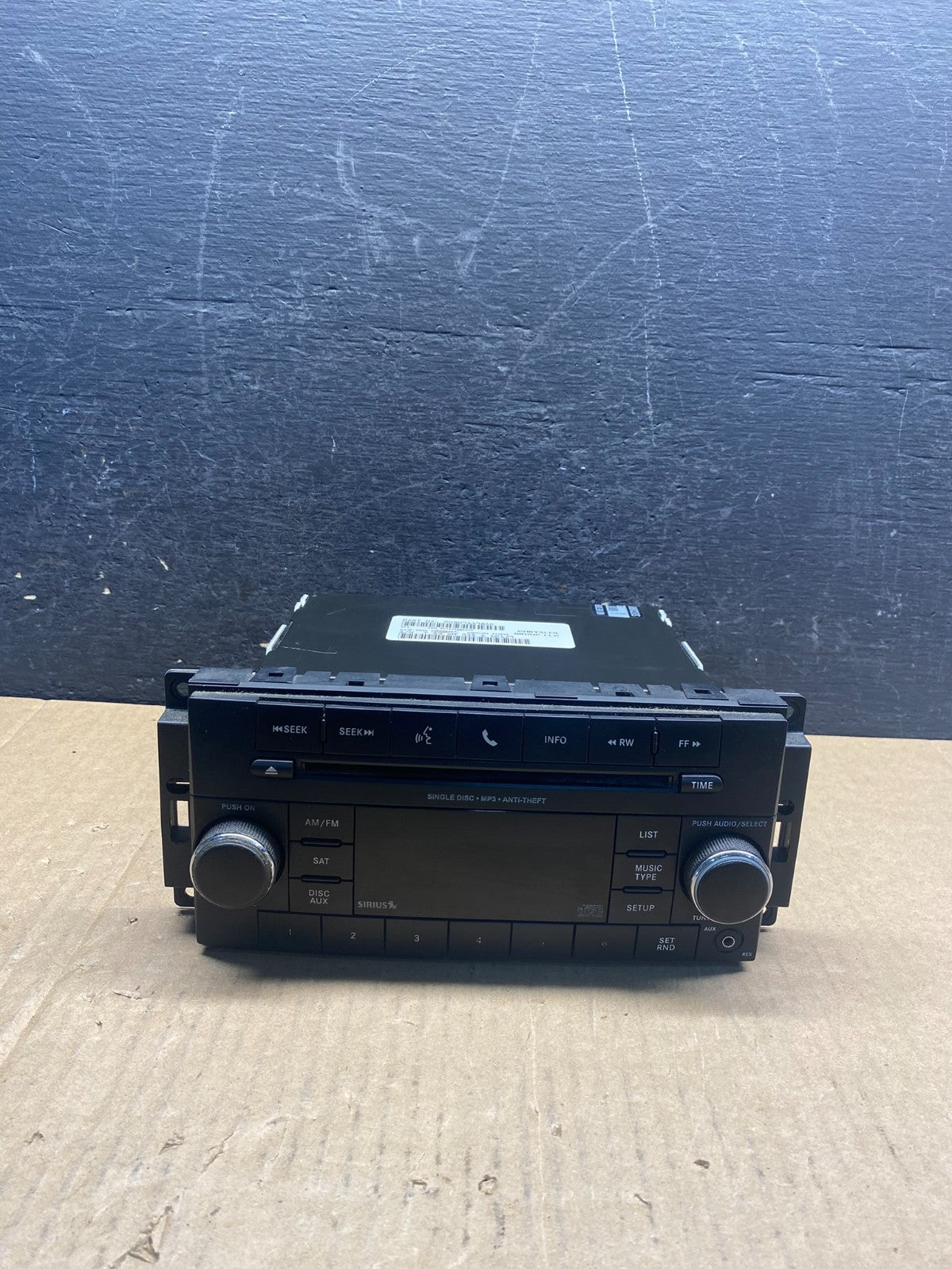 2007-2012 Chrysler Dodge Jeep Ram Radio CD MP3 AUX Receiver AG3788 DG0