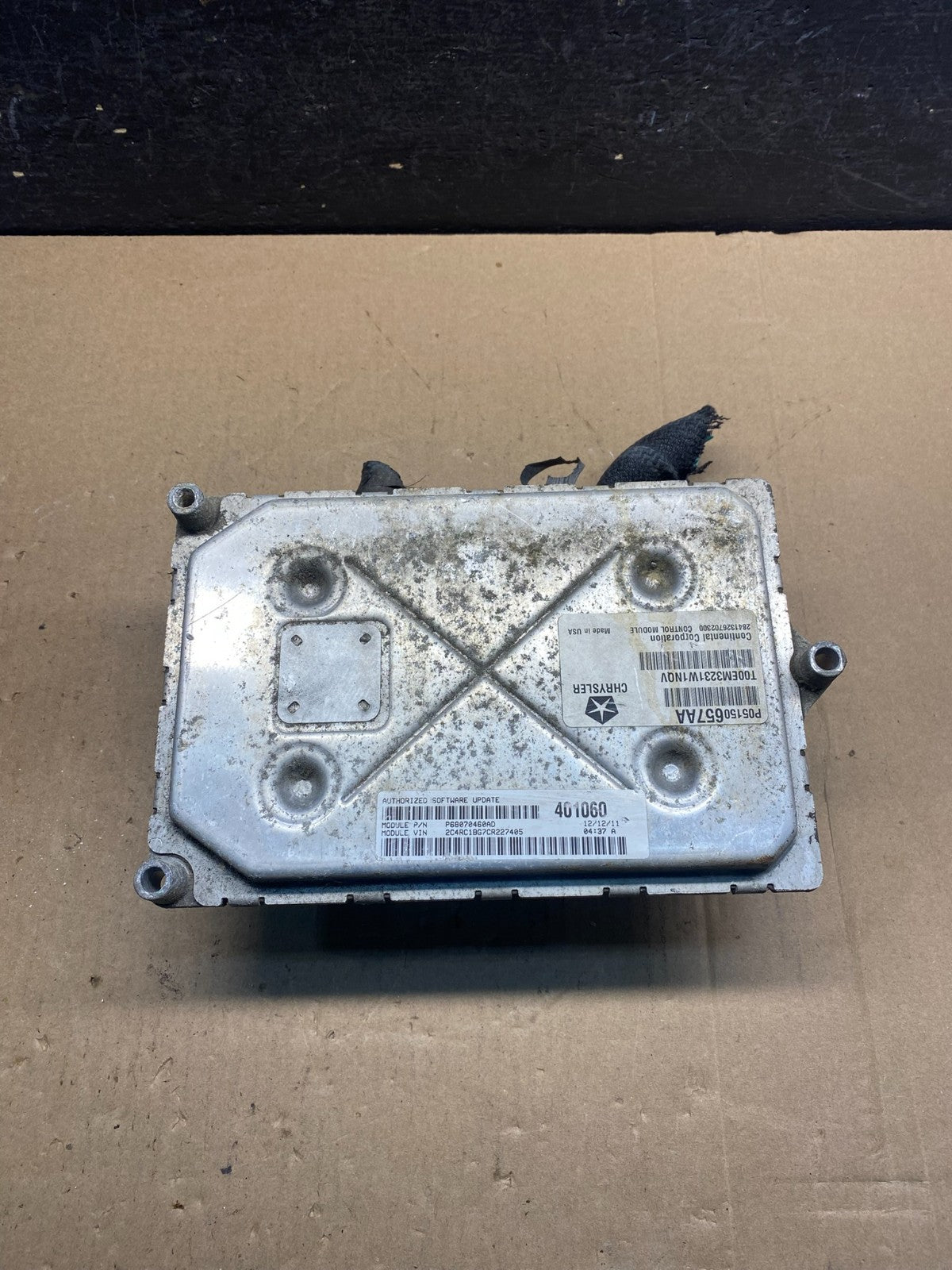 2012 Dodge Grand Caravan Town & Country ECM ECU Engine Computer AE7460 DW1