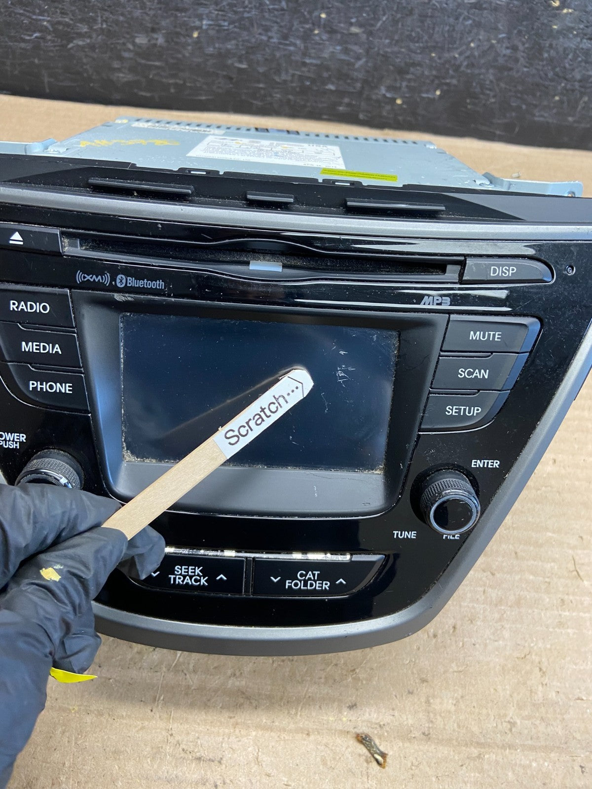 2014 2015 2016 Hyundai Elantra Am Fm Cd Player Radio Receiver AH3720 DG1