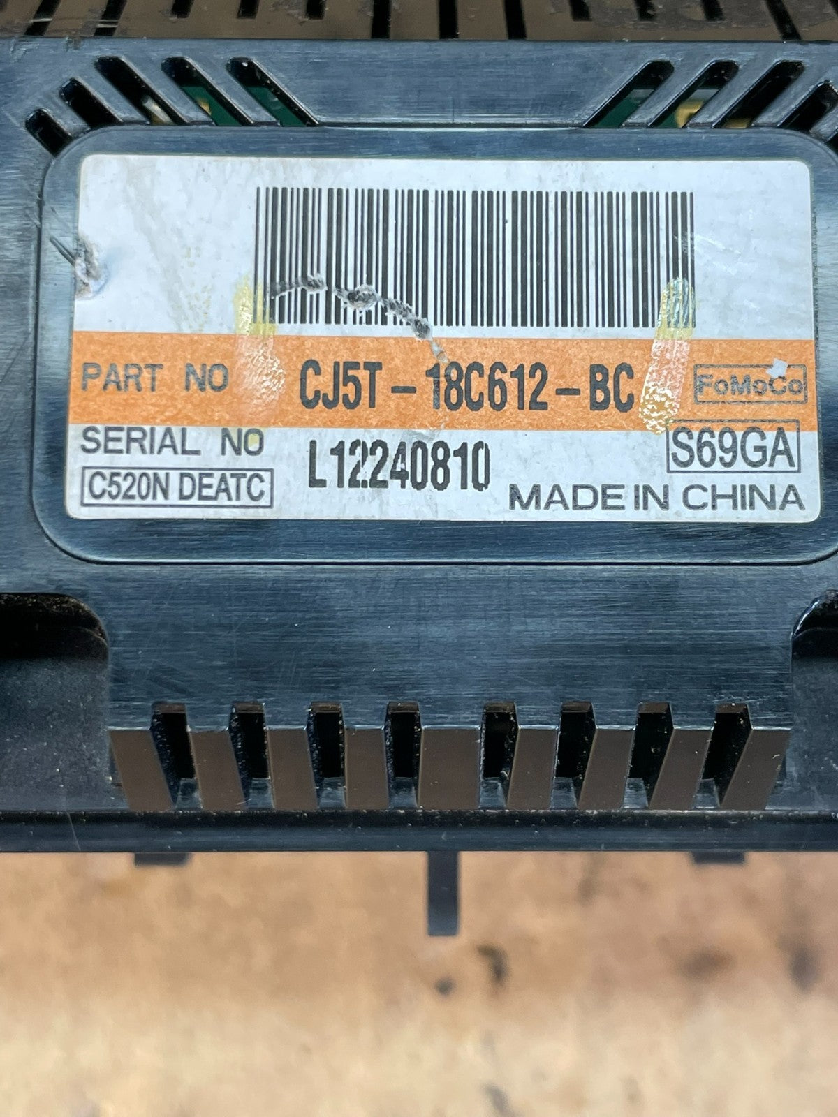 2013 2014 2015 Ford Escape Ac Heater Climate Control Temperature ac5240 DG7