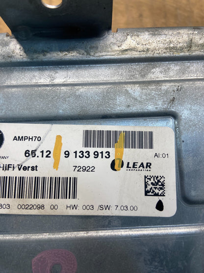 2007-2010 BMW X5 Top HiFi Lear Radio Audio Amplifier Amp OEM y4514 DG6