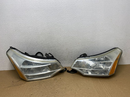 2008 2009 2010 2011 Ford Focus Left+Right Headlights Halogen AG0537 DW0