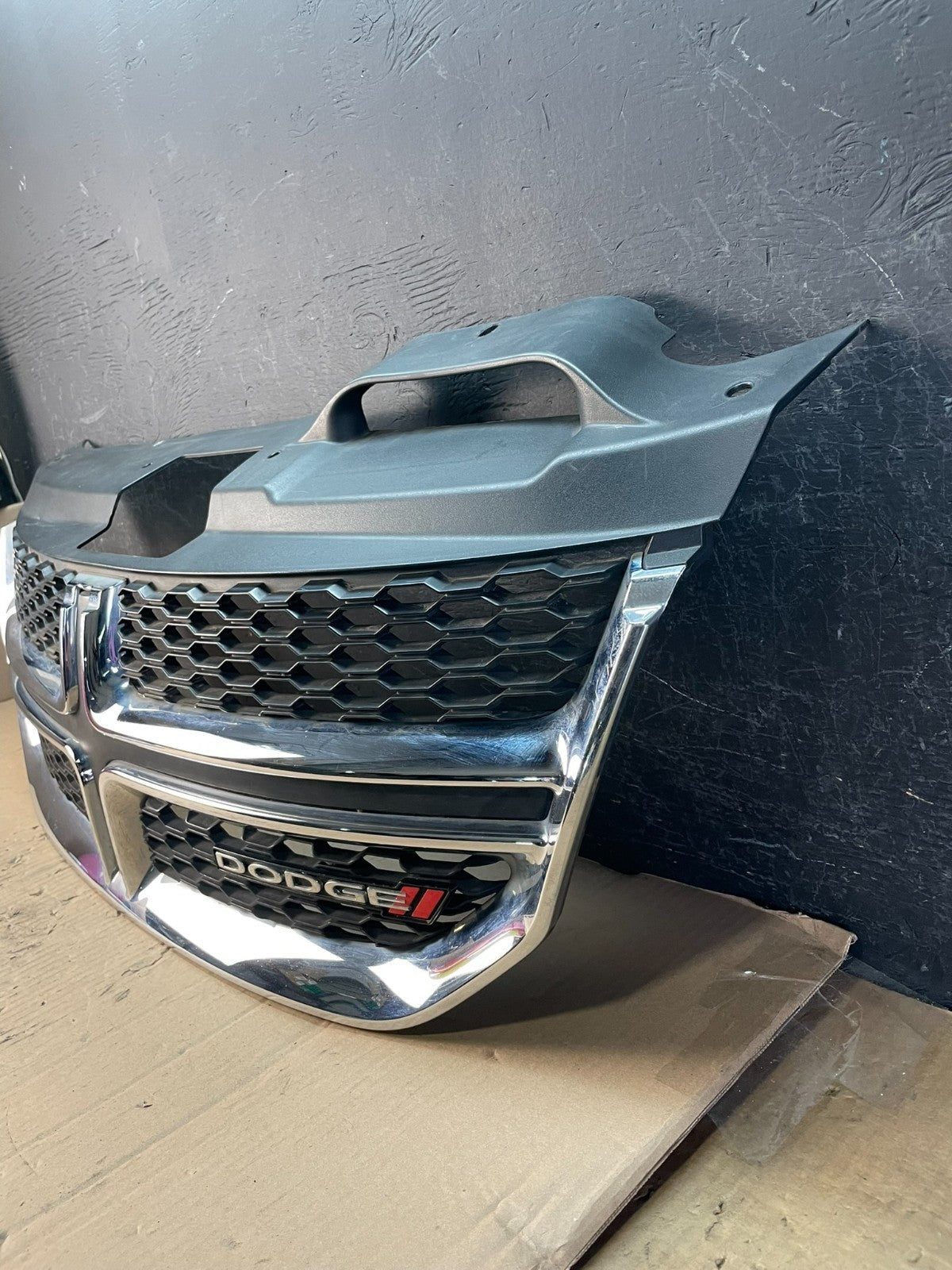 2011 to 2018 Dodge Journey Front Upper Chrome Grill Grille AD8287 DG1