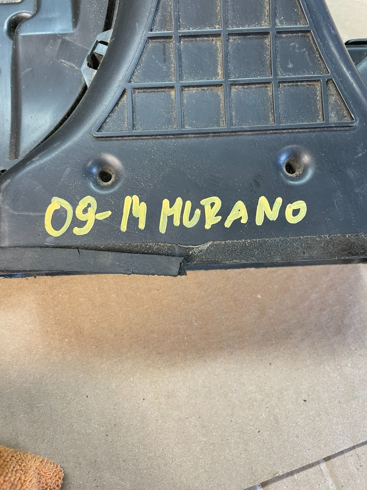 2009 to 2014 Nissan Murano Upper Air Intake Duct AC2135 DG3