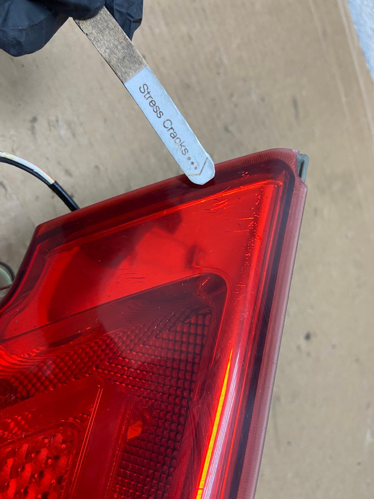 2011-2013 Jeep Grand Cherokee Right Passenger Rh Inner Tail Light AH8499 LK3