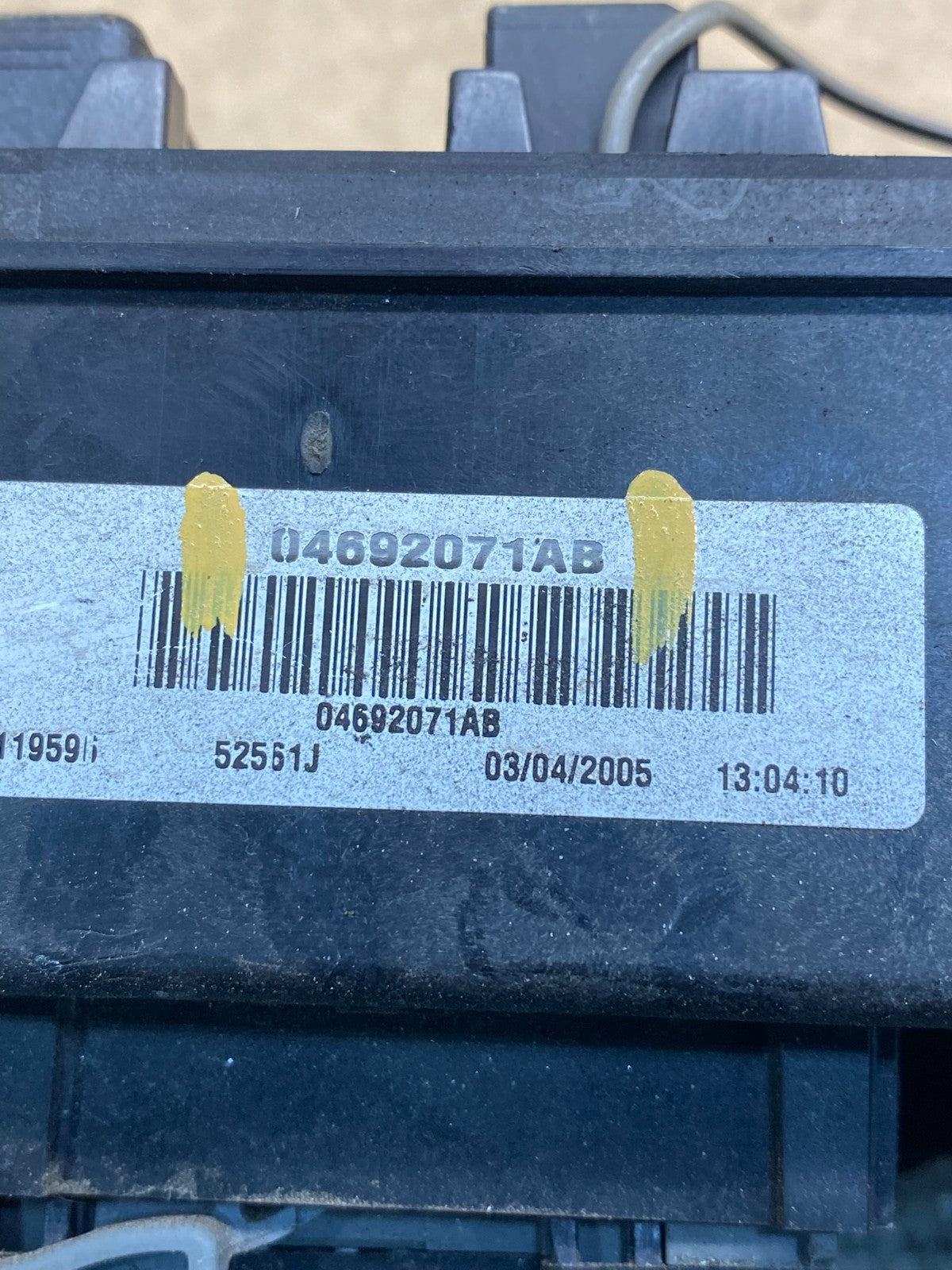 2005 Jeep Grand Cherokee BMC Body Module Power Fuse Box Relay AD7309 DG6