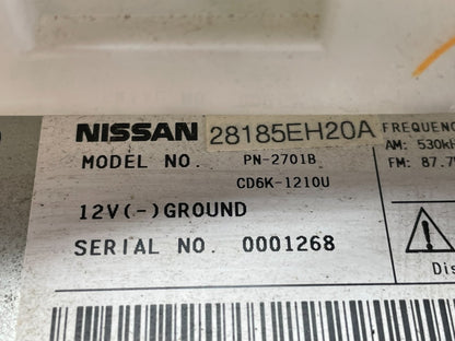 2006 2007 Infiniti M35 Radio AM/FM Single Disc CD Receiver AI0577 DG10