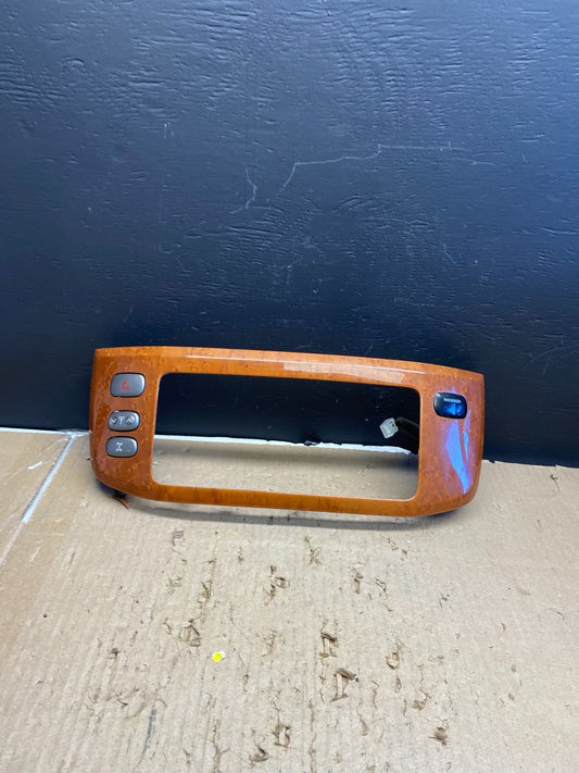 2003 - 2007 Lexus LX470 Center Dash Radio Bezel Wood Trim ab5708  DG0