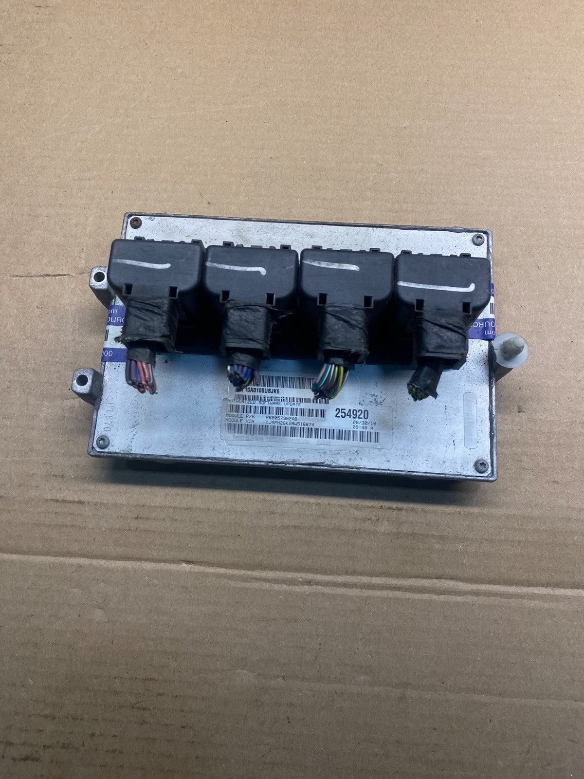 2011 Jeep Liberty Nitro 3.7L Engine Control Unit ECU ECM p68057302ab AC4521 DG0