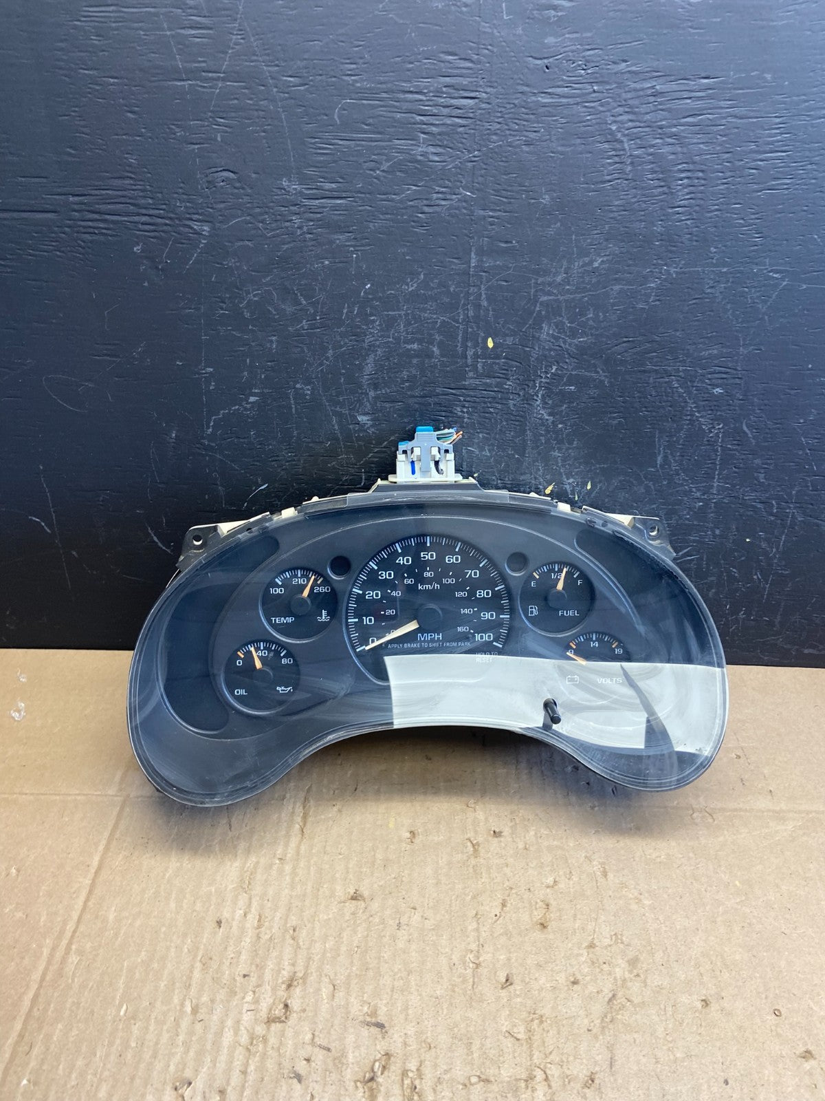 2000 2005 Chevrolet S10 Blazer Cluster Gauge Speedometer Oem AB9847 DG0