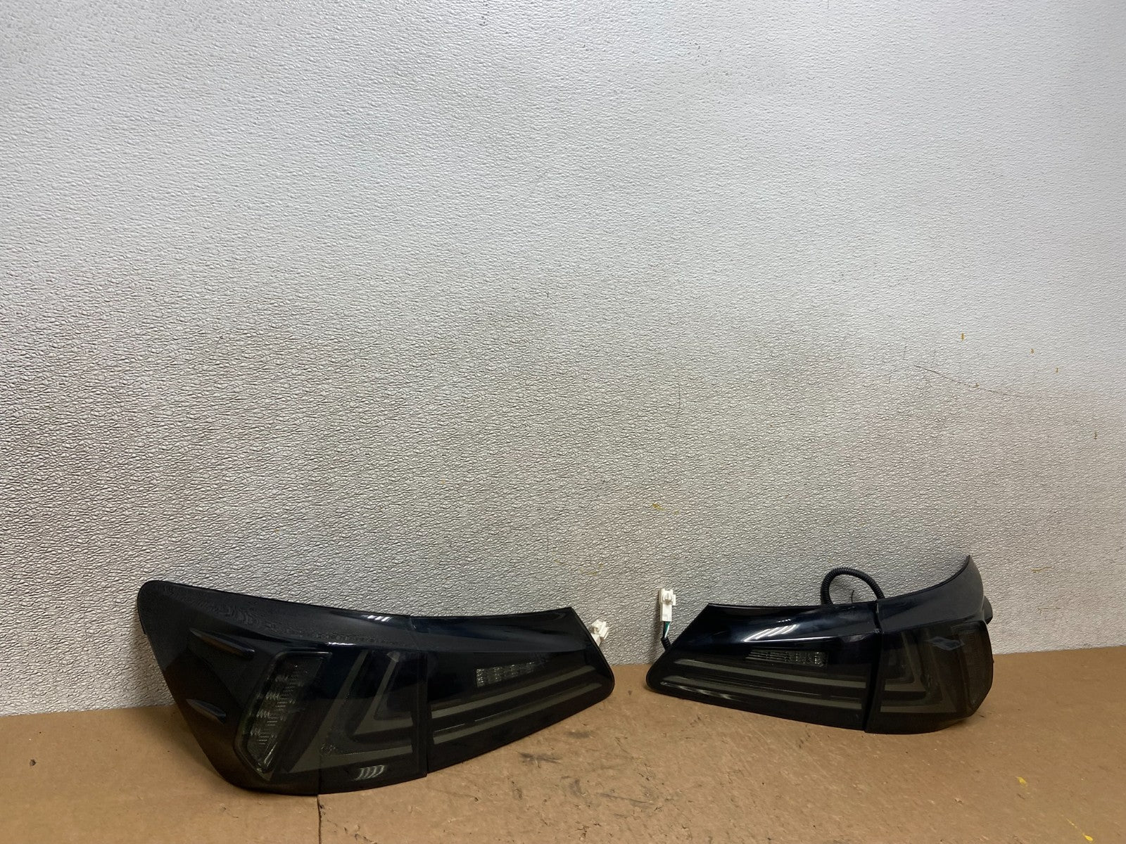 2006-2008 Lexus Is250 Is350 Left+Right Inner LED Black Tail Lights W5262 DW2
