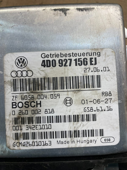 1998 1999 Audi A8 Transmission Control Module TCM TCU s4650 DG3