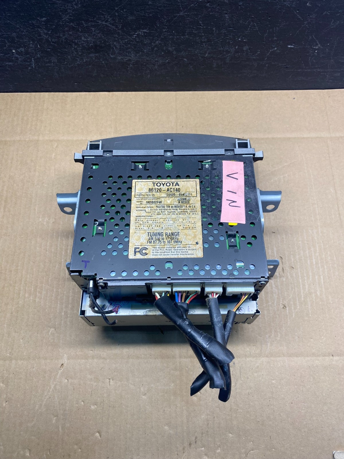 2005 2006 2007 Toyota Avalon AM FM CD Mp3 Radio Receiver ad1555 DG4