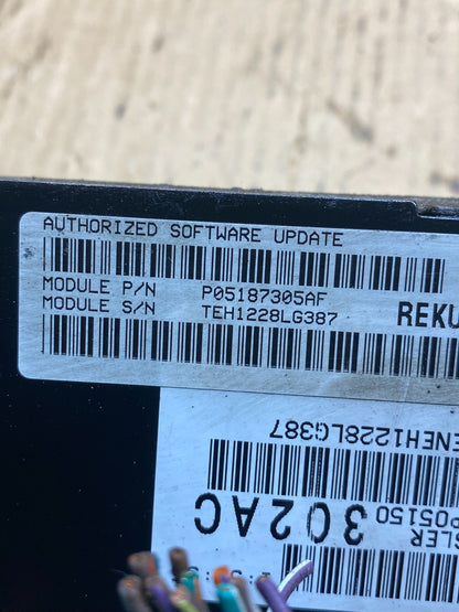 2008 Jeep Grand Cherokee Commander 3.7 Engine Computer ECU p05187305af ad5115 DG2