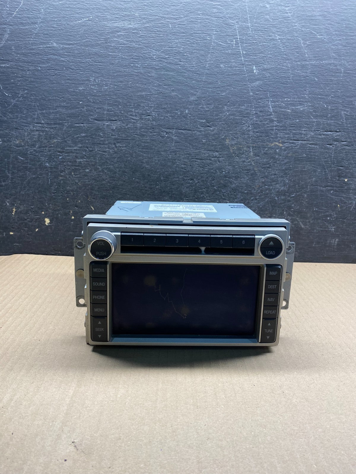 2008 2009 Lincoln Mkx Am Fm Cd Player Radio Navigation Screen Display ai7232 DG0