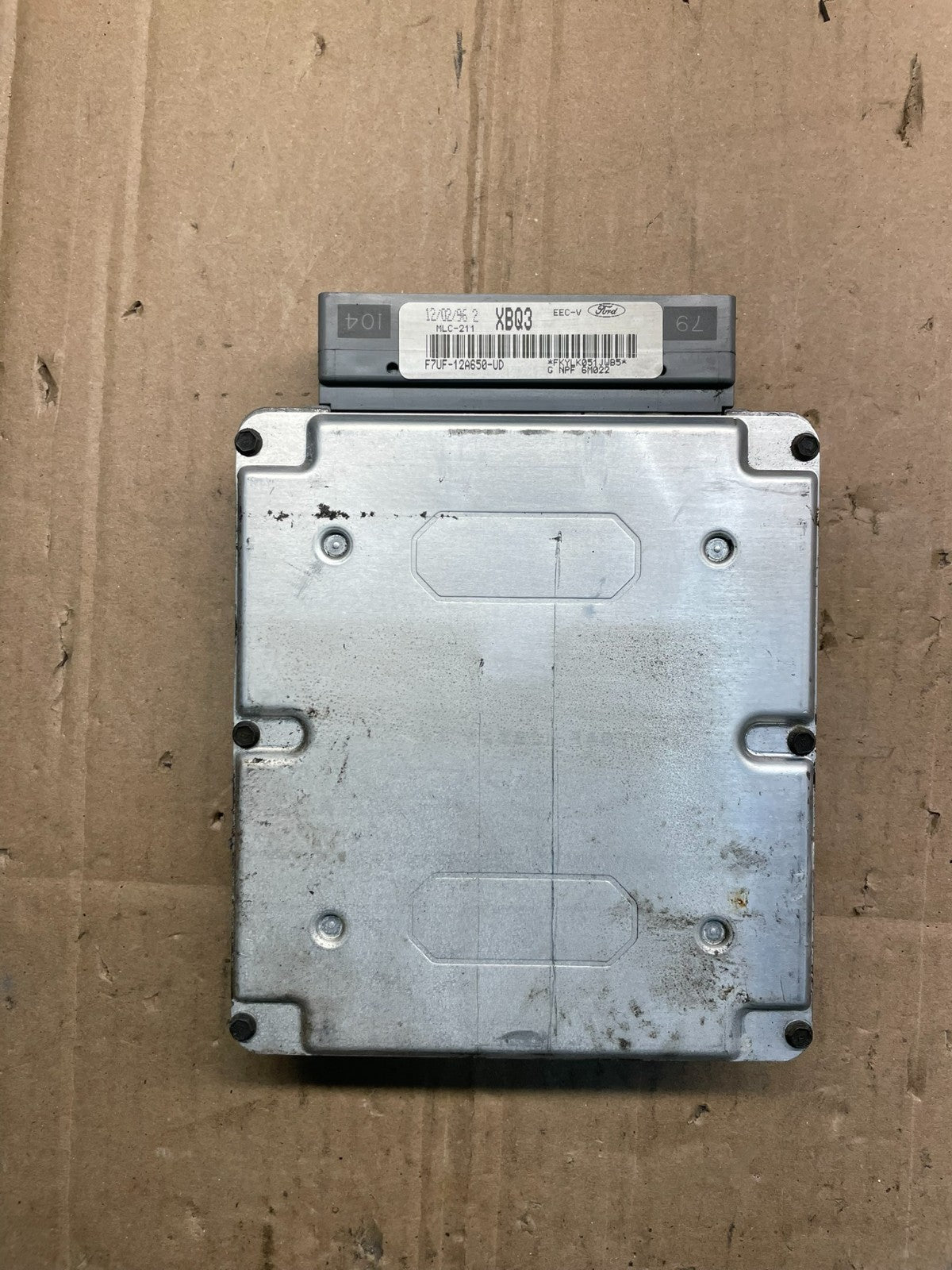 1997 Ford Van E250 E350 5.4L Engine Control Module ECU f7uf-12a650-sf s4558 DG0