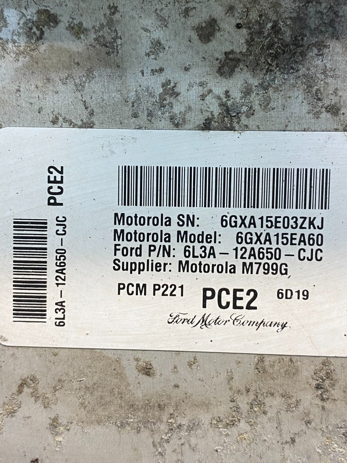 2006 Ford F-150 F150 5.4L Engine Control Unit ECU Computer Module AG3562 DG2