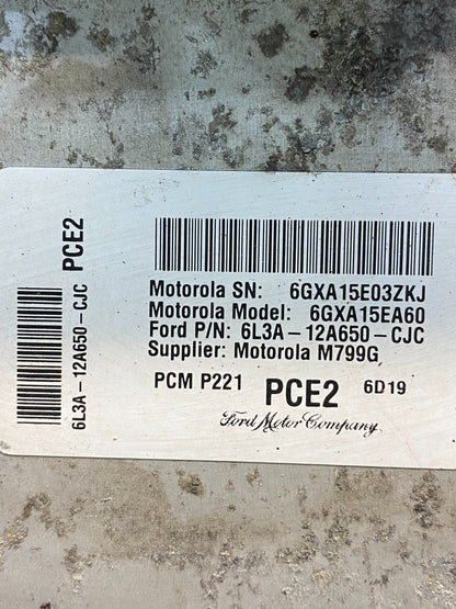 2006 Ford F-150 F150 5.4L Engine Control Unit ECU Computer Module AG3562 DG2
