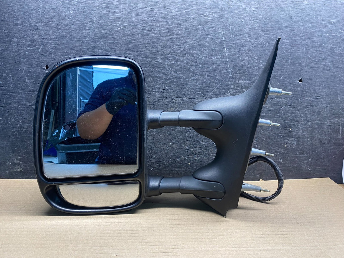 2002 to 2008 Ford E150 Van Left Driver Side Door View Two Arm Mirror AH9652 DW10
