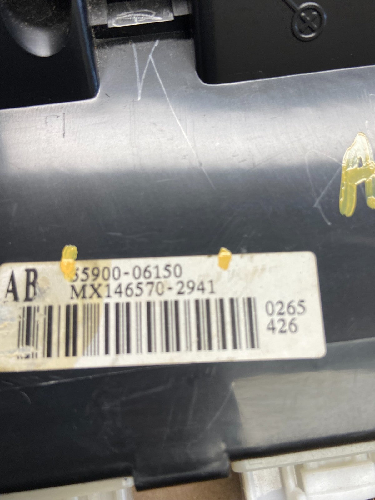 2002-2006 Toyota Camry AC Heater Temperature Climate Control Bezel AF1833 DG4