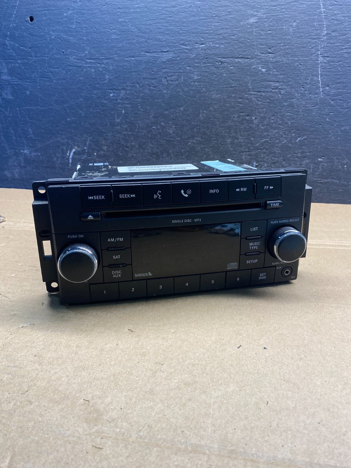 2007-2012 Chrysler Dodge Jeep Ram Radio CD MP3 AUX Receiver AD4938 DG0