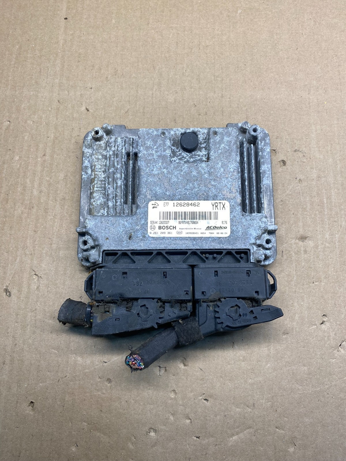 2008 Cadillac Srx Engine Computer Ecu Pcm Ecm Pcu AG7520 DG0
