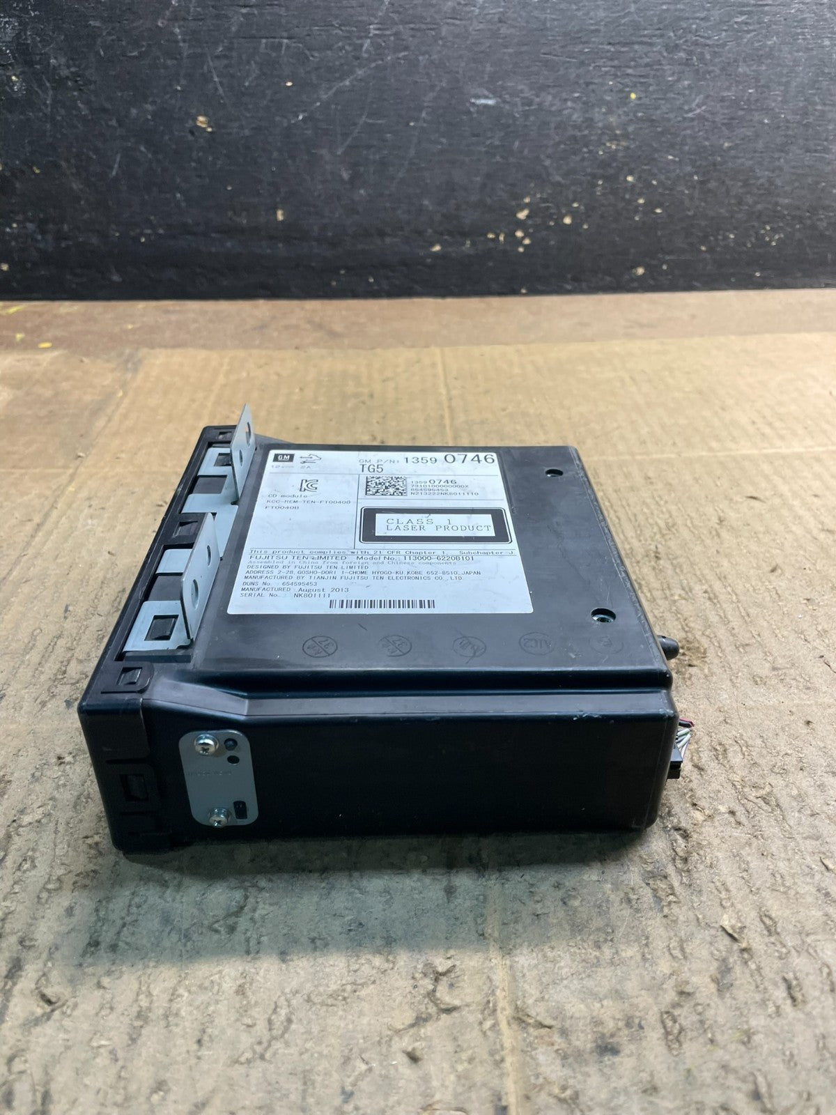 2014 Buick Regal CD Audio Player Stereo OEM y7396 DG1