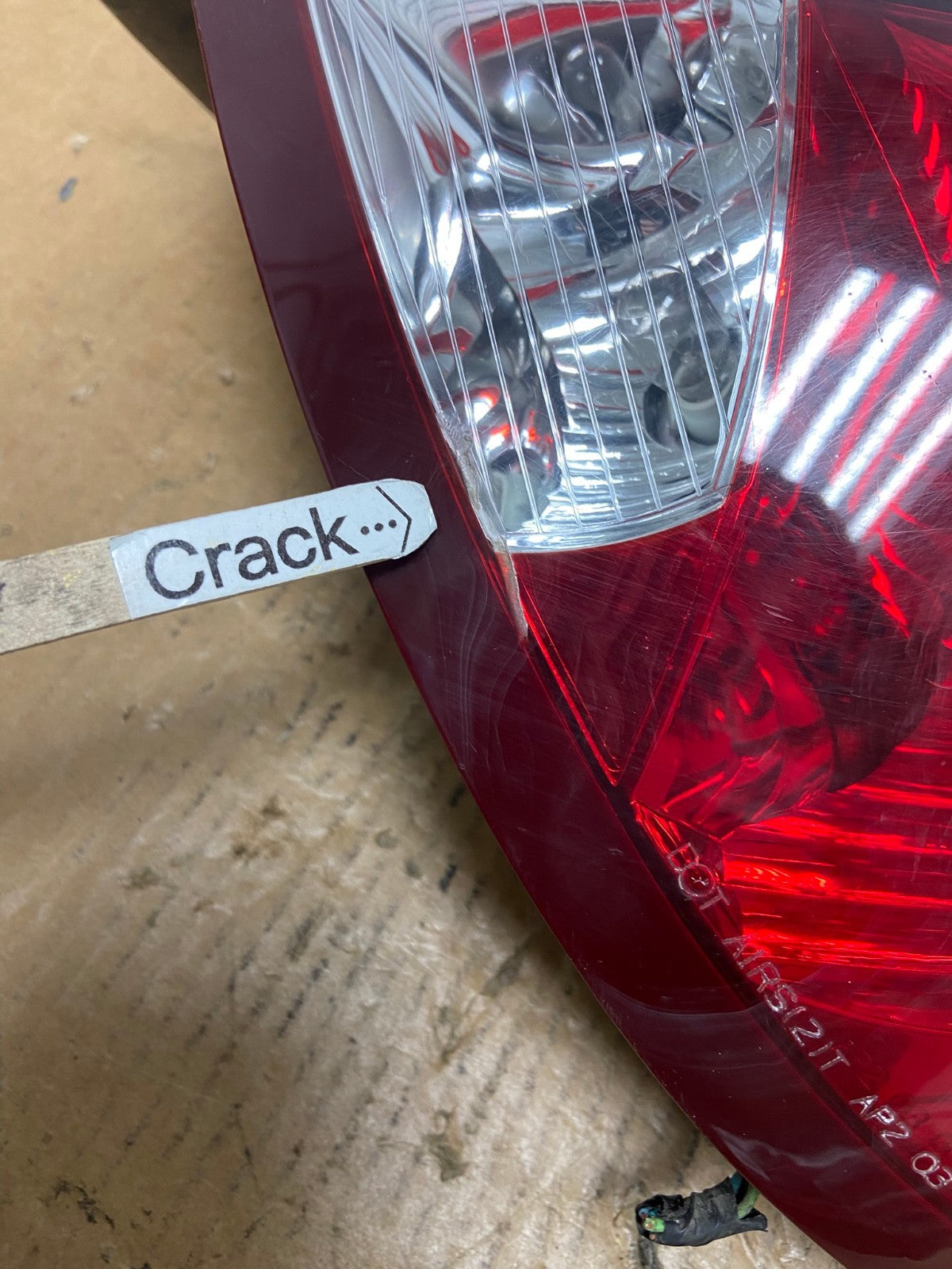 2003-2007 Saturn Ion Passenger Right RH Side Tail Light Tail Light AE1201 LK5