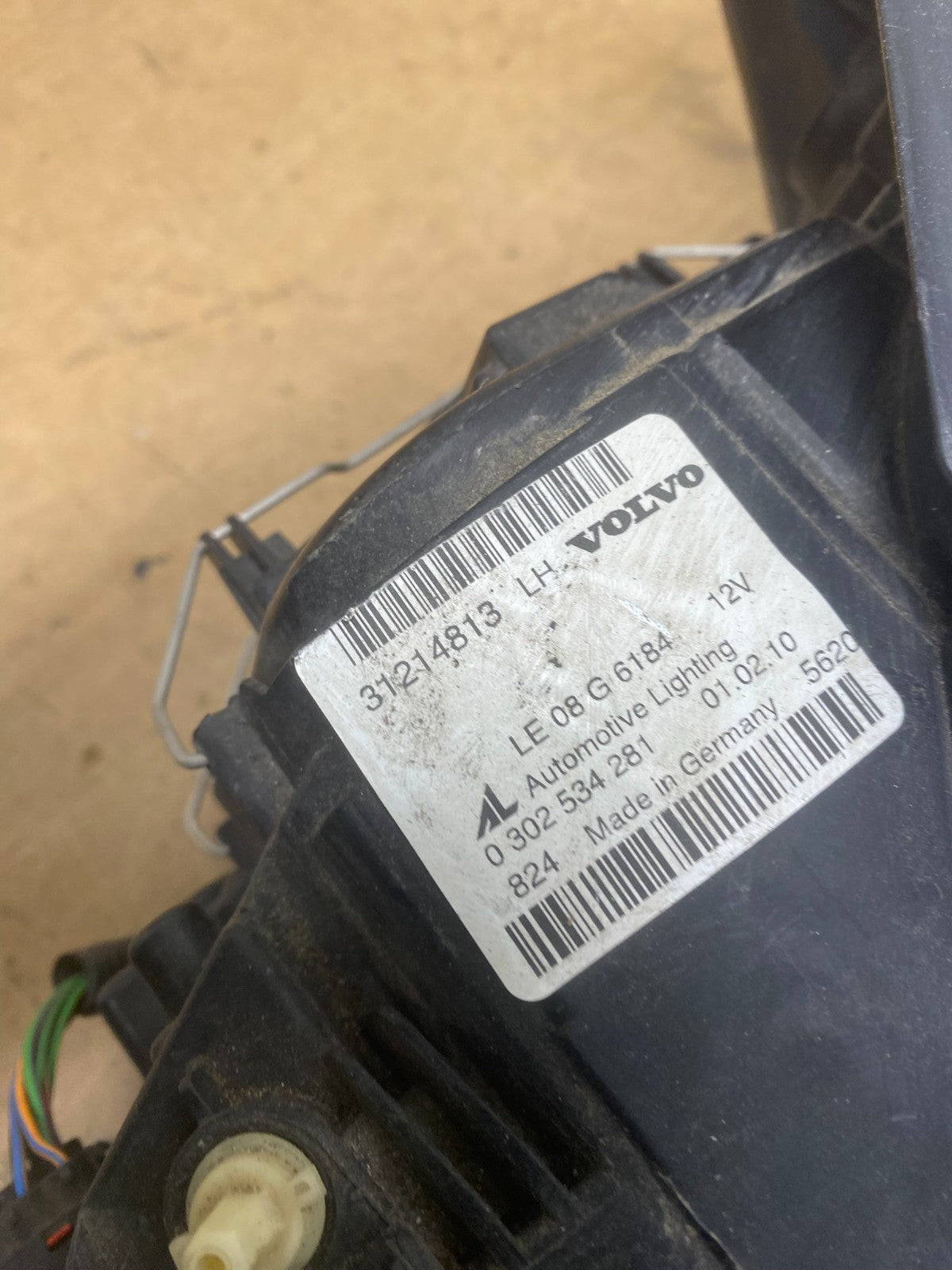 2011 2012 2013 Volvo C70 Left Driver LH Xenon HID Headlight Oem X5364 DW12