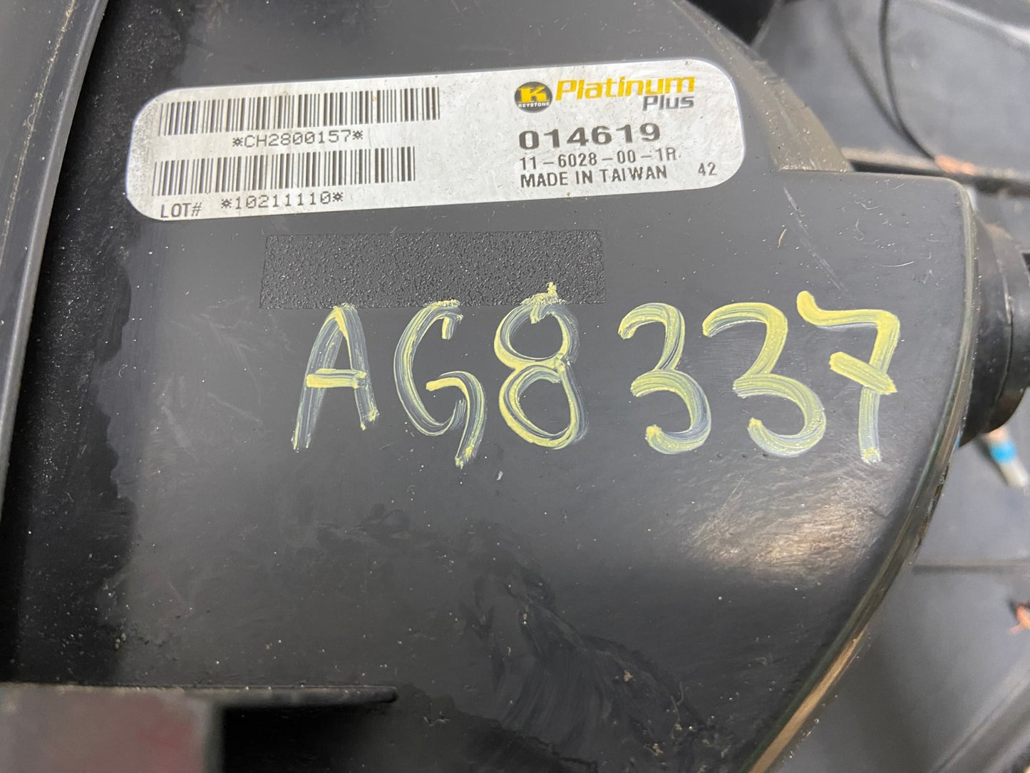 2004 to 2007 Dodge Grand Caravan Left Driver Lh Tail Light DEPO AG8337 LK6