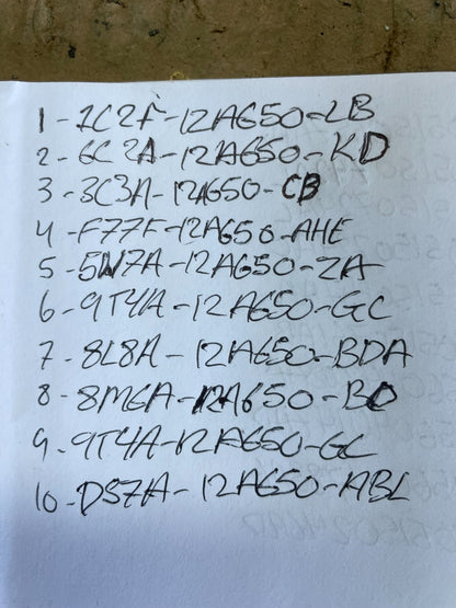Mix of 10 Ford ECM Engine Computer Module AB75522