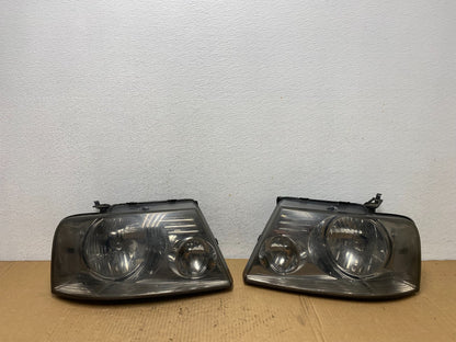2004 to 2008 Ford F-150 F150 Left+Right Halogen Headlights AD1086 DW0