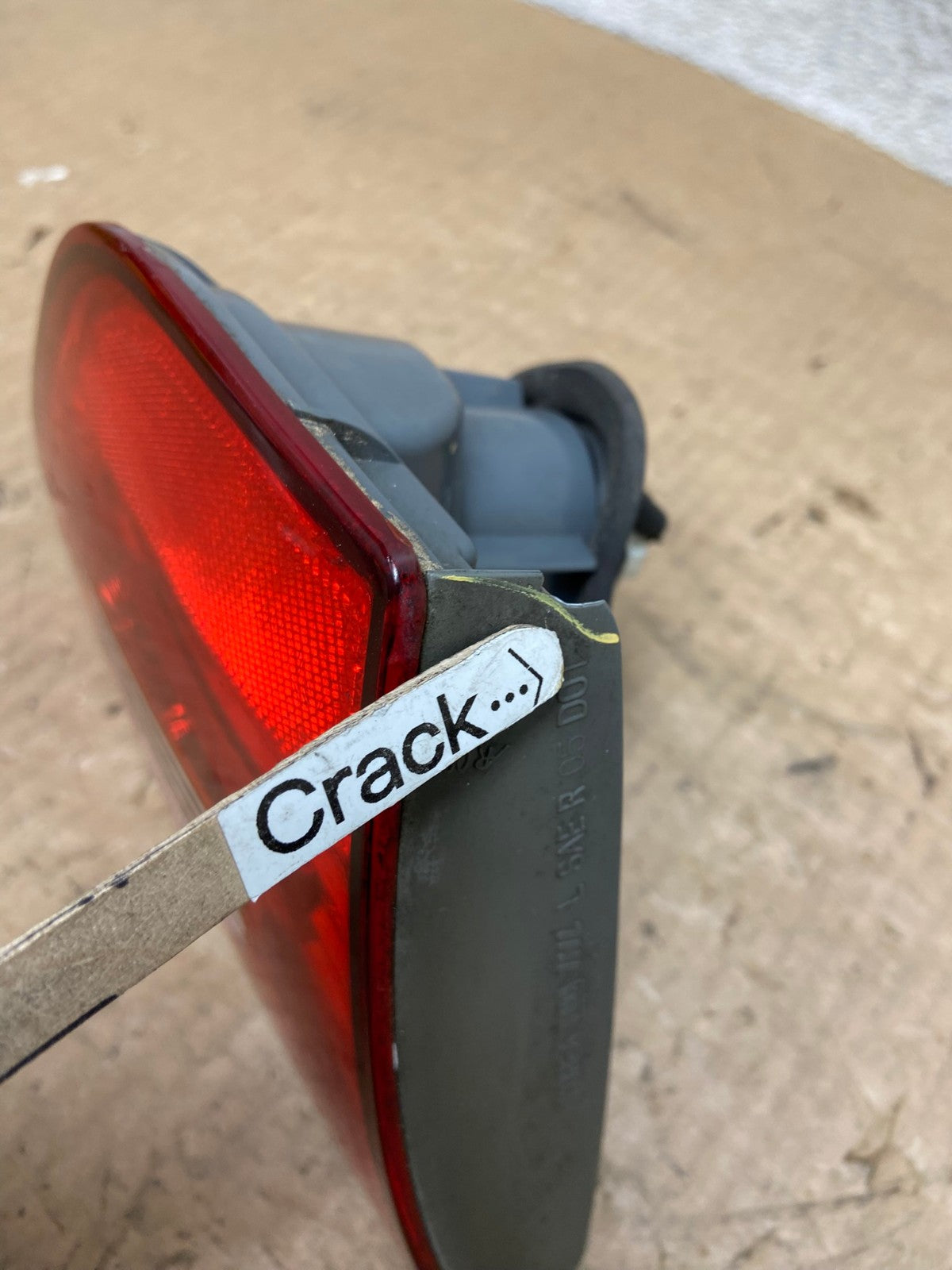 2007-2010 Hyundai Elantra Left Driver LH Tail Light Inner AI8144 LK3