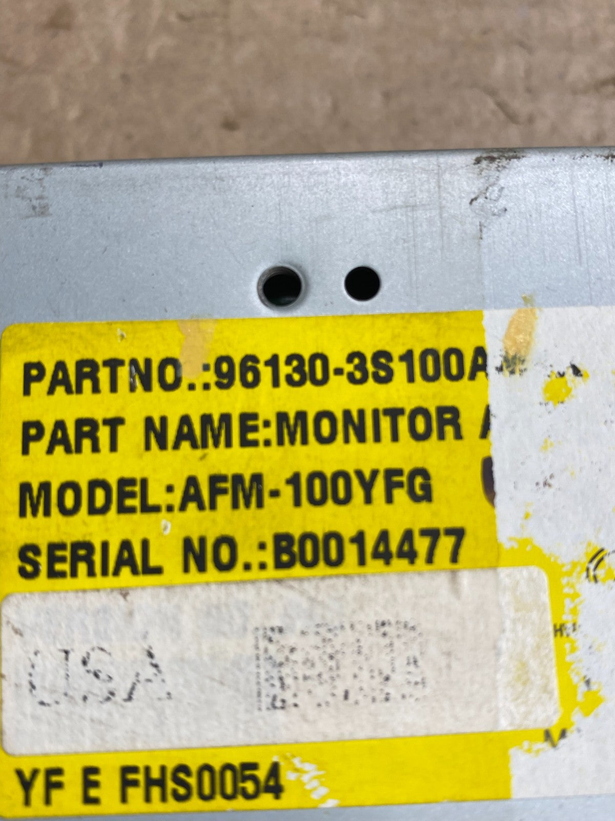 2011 - 2014 Hyundai Sonata Radio Information Display Screen AG1800 DG4