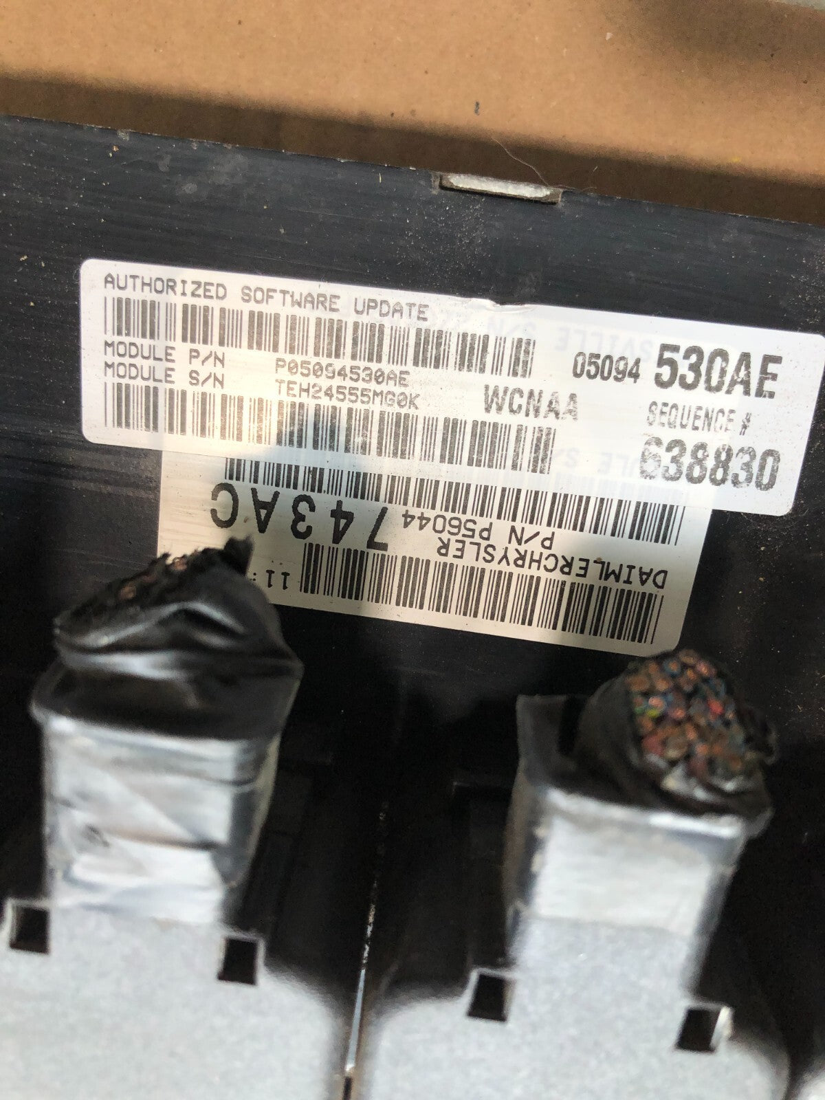 2006 Dodge Dakota Engine Computer 3.7L ECM ECU p05094530ae E57513