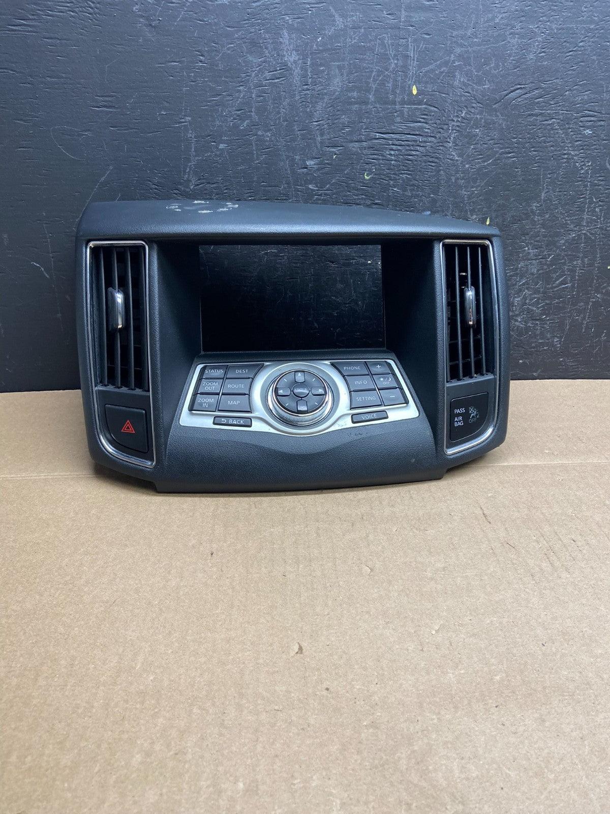 2011 2012 2013 Nissan Maxima Radio Audio Panel Control Bezel Trim  AC6144 DG0