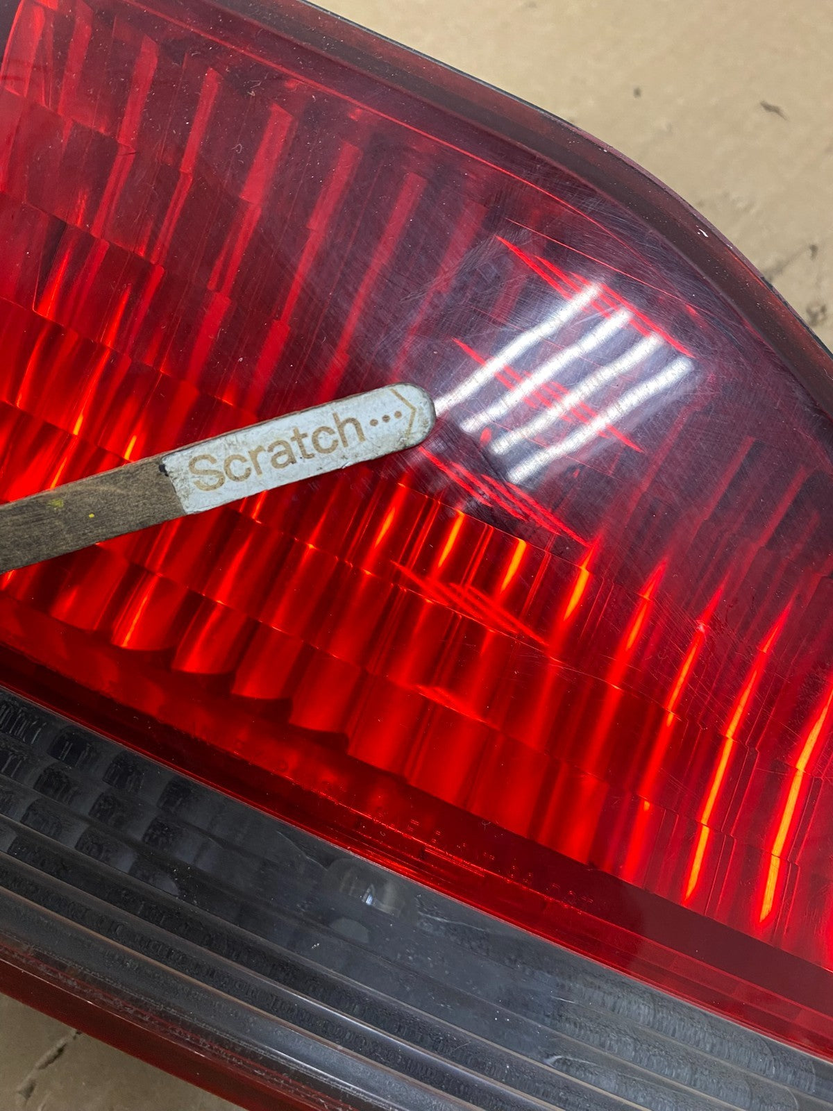 2001 to 2002 Honda Accord Left Driver LH Side Inner Tail Light OEM T7912 DW3