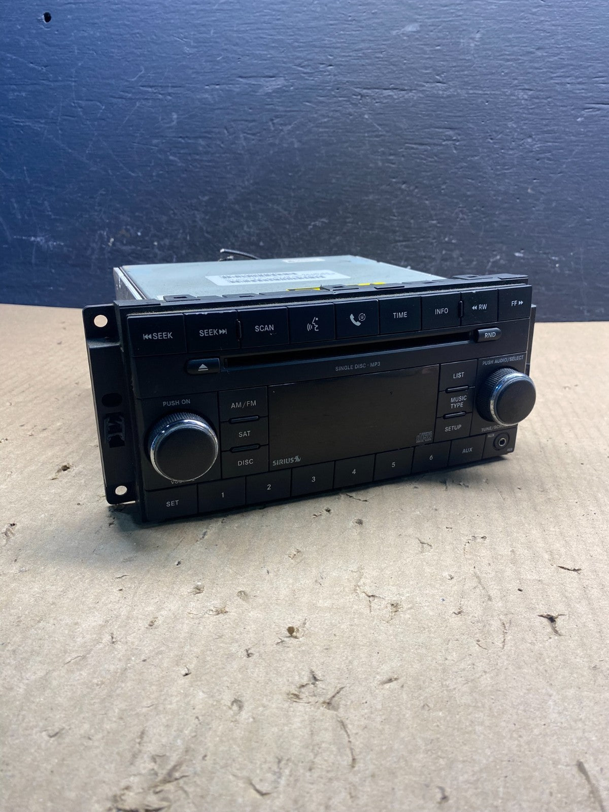 2007-2012 Chrysler Dodge Jeep Ram Radio CD MP3 AUX Receiver AC8947 DG0