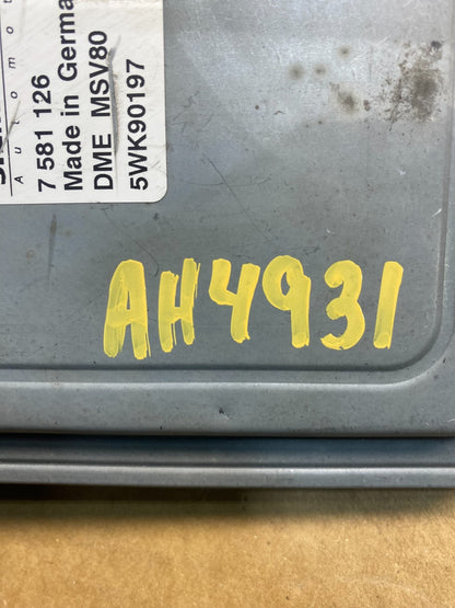 2007 - 2011 BMW 328i 528i E90 ECM ECU Engine Computer 7581126 ah4931 DG3