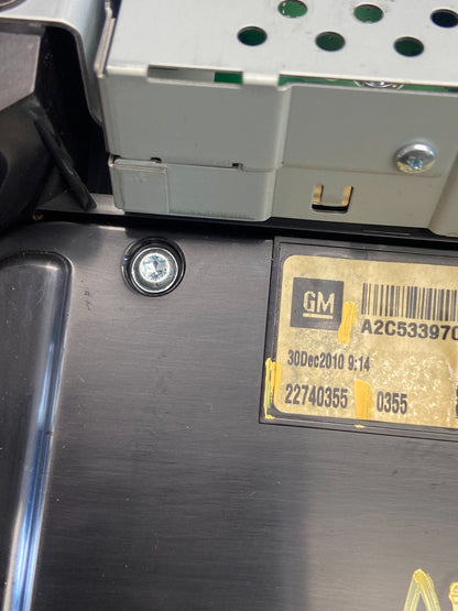 2011 Chevrolet Volt Radio Face Climate Control Panel Bezel ae3929 DG6