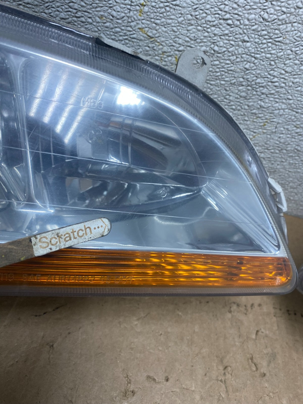 1998 to 2002 Honda Accord Left+Right Set Side Headlights W9030 DW4