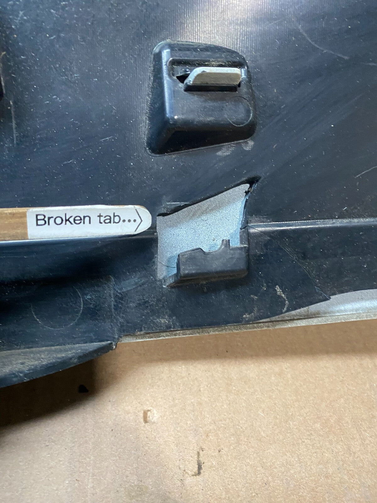 2011 to 2018 Dodge Grand Caravan Tail Gate Trim Molding with camera OEM F4174 PS11
