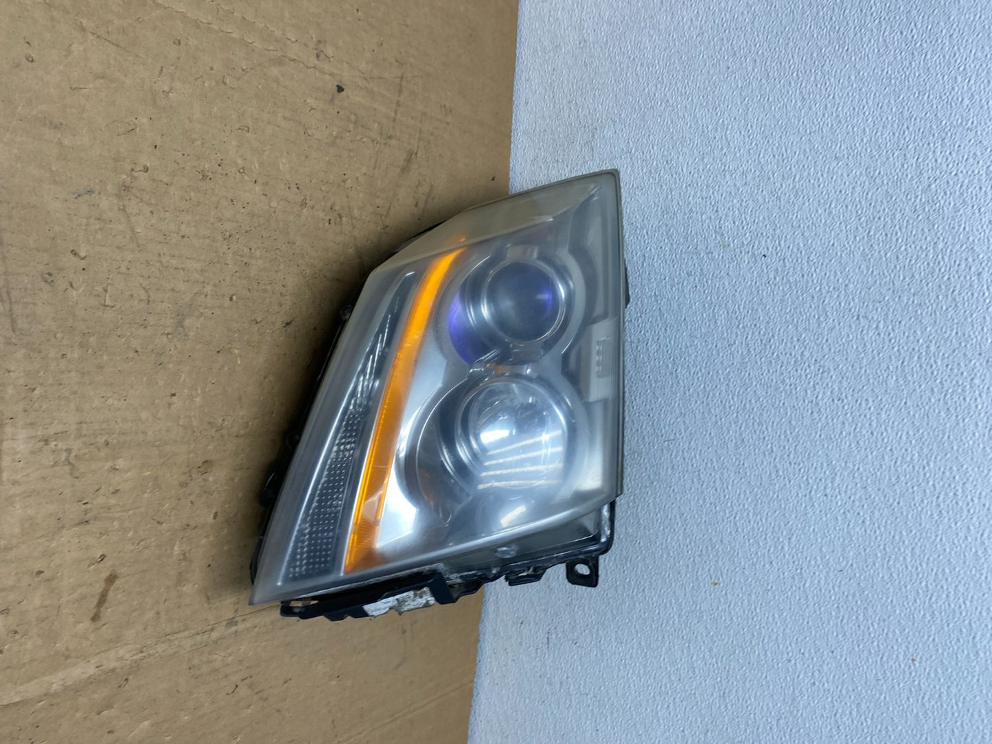 Halogen 2008 to 2014 Cadillac CTS Headlight Left Driver LH Side AD1205 DW0