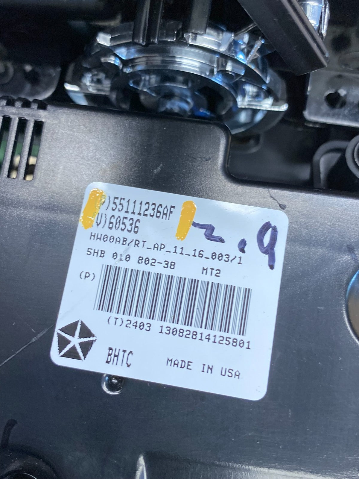 2011-2016 Dodge Grand Caravan Temperature Climate Control AC Heater AG6225 DG5