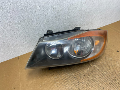 Halogen 2006 to 2008 BMW 3 Series Headlight Left Driver LH AE2794 DW2