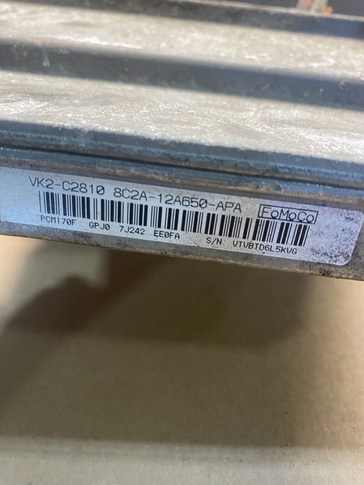 2008 Ford E350 E250 Van 5.4L Engine Control Module 8c2a-12a650-apa ECU AC4486 DG2
