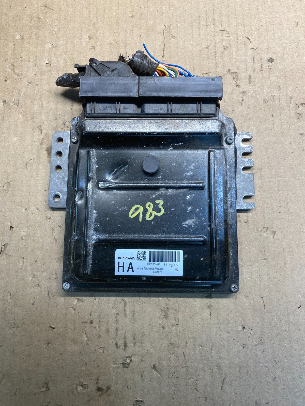 2010 Nissan Titan Ecm Ecu Engine Control Computer MEC75-090 B2 ac0709 DG0