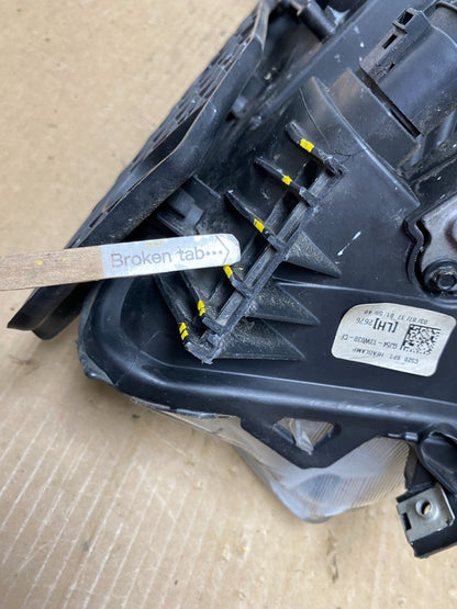 2017 - 2019 Ford Escape Left Driver Lh Side LED Headlight W/Module AG2451 DW7